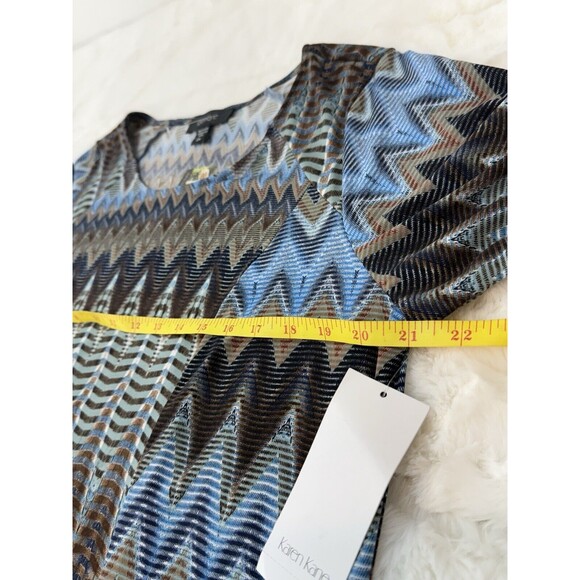 NWT Karen Kane Dress Womens 0X (XL) 3/4 Sleeve Pullover - Picture 14 of 15